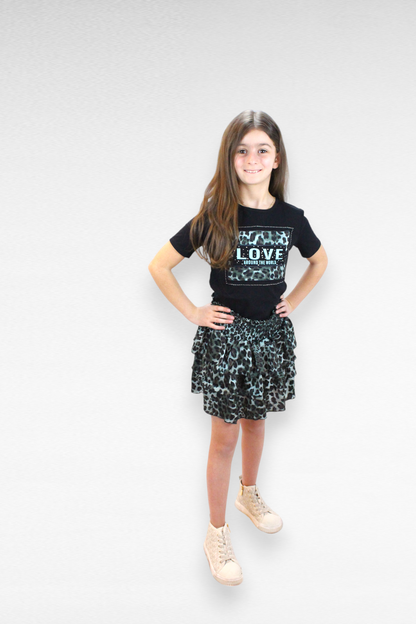 Meisjes shirt met  print - L&L kidsmode