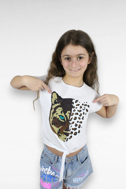 Meisjes shirt met print - L&L kidsmode